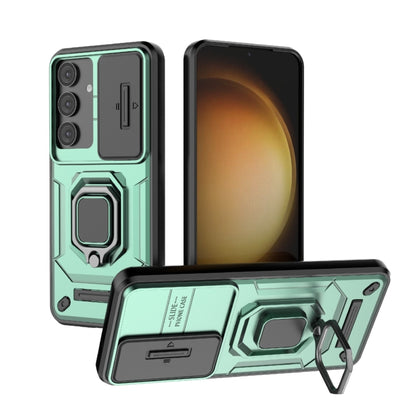 Sliding Camshield TPU + PC Shockproof Phone Case with Holder, For Samsung Galaxy S26+ 5G, For Samsung Galaxy S26 Ultra 5G, For Samsung Galaxy S25 Edge 5G, For Samsung Galaxy S25 5G, For Samsung Galaxy S25+ 5G, For Samsung Galaxy S25 Ultra 5G