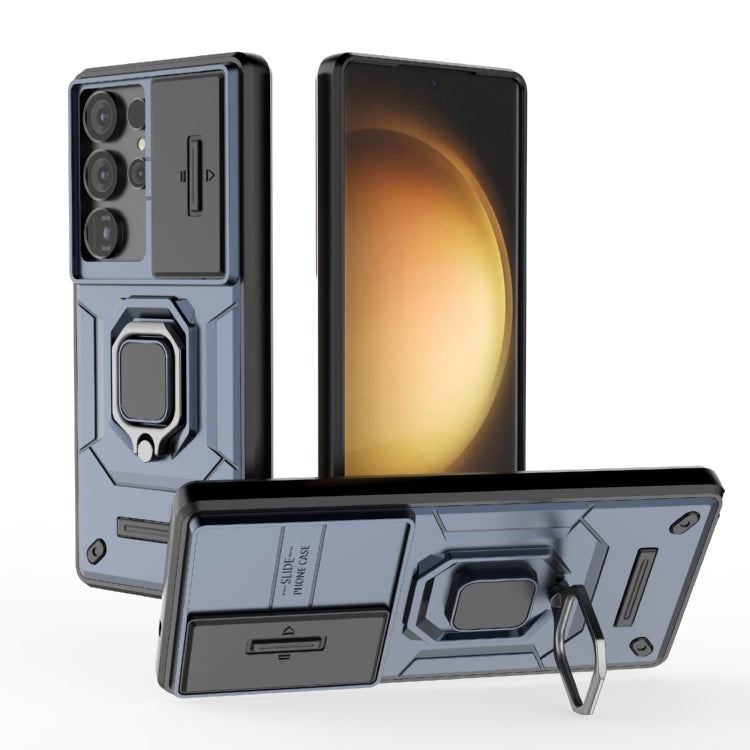 Sliding Camshield TPU + PC Shockproof Phone Case with Holder, For Samsung Galaxy S26+ 5G, For Samsung Galaxy S26 Ultra 5G, For Samsung Galaxy S25 Edge 5G, For Samsung Galaxy S25 5G, For Samsung Galaxy S25+ 5G, For Samsung Galaxy S25 Ultra 5G