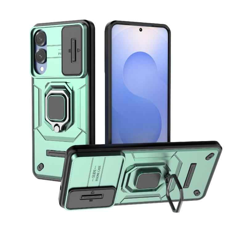 Sliding Camshield TPU + PC Shockproof Phone Case with Holder, For Samsung Galaxy S26+ 5G, For Samsung Galaxy S26 Ultra 5G, For Samsung Galaxy S25 Edge 5G, For Samsung Galaxy S25 5G, For Samsung Galaxy S25+ 5G, For Samsung Galaxy S25 Ultra 5G