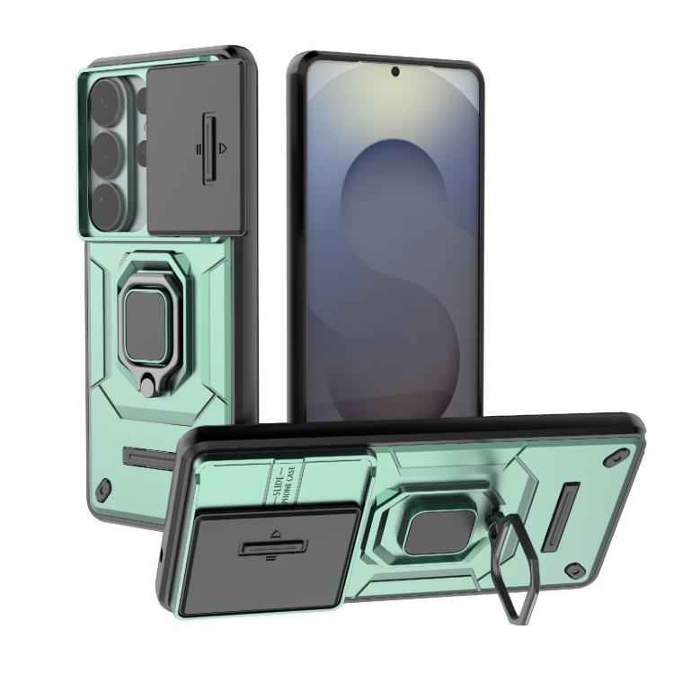 Sliding Camshield TPU + PC Shockproof Phone Case with Holder, For Samsung Galaxy S26+ 5G, For Samsung Galaxy S26 Ultra 5G, For Samsung Galaxy S25 Edge 5G, For Samsung Galaxy S25 5G, For Samsung Galaxy S25+ 5G, For Samsung Galaxy S25 Ultra 5G
