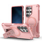 Armor MagSafe Holder PC Hybrid TPU Phone Case, For Samsung Galaxy S26+ 5G, For Samsung Galaxy S26 Ultra 5G, For Samsung Galaxy S26 5G, For Samsung Galaxy S25 Edge 5G, For Samsung Galaxy S24 5G / S25 5G, For Samsung Galaxy S24+ 5G / S25+ 5G             ...