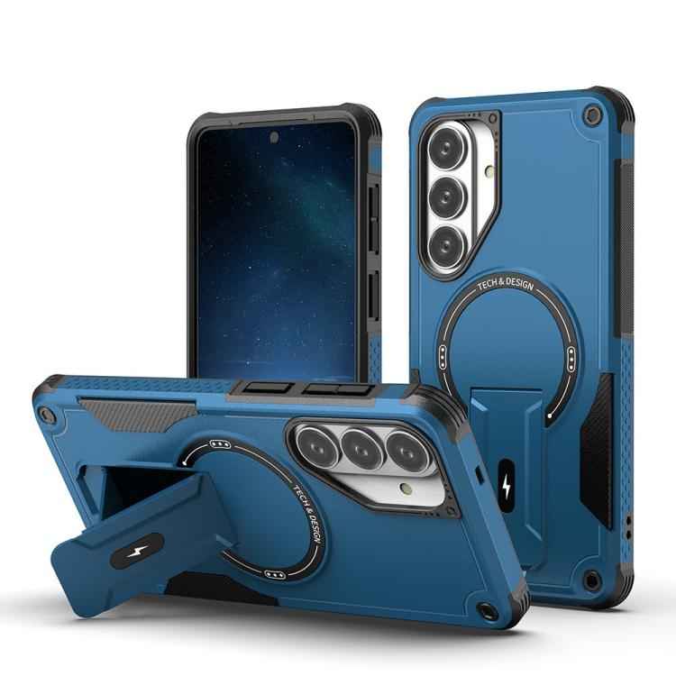 Armor MagSafe Holder PC Hybrid TPU Phone Case, For Samsung Galaxy S26+ 5G, For Samsung Galaxy S26 Ultra 5G, For Samsung Galaxy S26 5G, For Samsung Galaxy S25 Edge 5G, For Samsung Galaxy S24 5G / S25 5G, For Samsung Galaxy S24+ 5G / S25+ 5G             ...