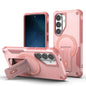 Armor MagSafe Holder PC Hybrid TPU Phone Case, For Samsung Galaxy S26+ 5G, For Samsung Galaxy S26 Ultra 5G, For Samsung Galaxy S26 5G, For Samsung Galaxy S25 Edge 5G, For Samsung Galaxy S24 5G / S25 5G, For Samsung Galaxy S24+ 5G / S25+ 5G             ...