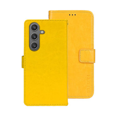 idewei Crazy Horse Texture Leather Phone Case, For Samsung Galaxy S25 FE 5G, For Samsung Galaxy A07 4G, For Samsung Galaxy A17 5G, For Samsung Galaxy S25 Edge 5G, For Samsung Galaxy S25 5G, For Samsung Galaxy S25+ 5G