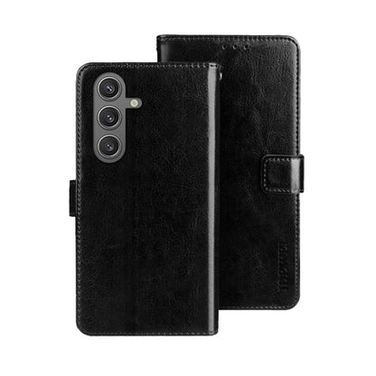 idewei Crazy Horse Texture Leather Phone Case, For Samsung Galaxy S25 FE 5G, For Samsung Galaxy A07 4G, For Samsung Galaxy A17 5G, For Samsung Galaxy S25 Edge 5G, For Samsung Galaxy S25 5G, For Samsung Galaxy S25+ 5G