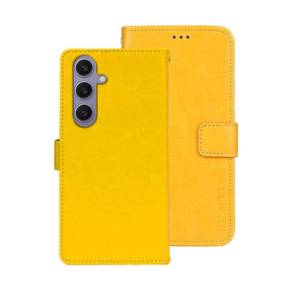 idewei Crazy Horse Texture Leather Phone Case, For Samsung Galaxy S25 FE 5G, For Samsung Galaxy A07 4G, For Samsung Galaxy A17 5G, For Samsung Galaxy S25 Edge 5G, For Samsung Galaxy S25 5G, For Samsung Galaxy S25+ 5G