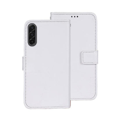 idewei Crazy Horse Texture Leather Phone Case, For Samsung Galaxy S25 FE 5G, For Samsung Galaxy A07 4G, For Samsung Galaxy A17 5G, For Samsung Galaxy S25 Edge 5G, For Samsung Galaxy S25 5G, For Samsung Galaxy S25+ 5G