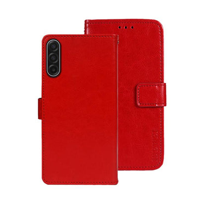 idewei Crazy Horse Texture Leather Phone Case, For Samsung Galaxy S25 FE 5G, For Samsung Galaxy A07 4G, For Samsung Galaxy A17 5G, For Samsung Galaxy S25 Edge 5G, For Samsung Galaxy S25 5G, For Samsung Galaxy S25+ 5G