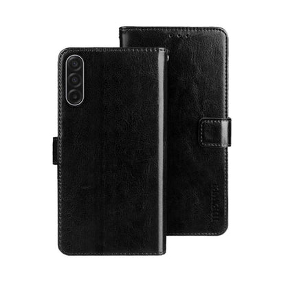 idewei Crazy Horse Texture Leather Phone Case, For Samsung Galaxy S25 FE 5G, For Samsung Galaxy A07 4G, For Samsung Galaxy A17 5G, For Samsung Galaxy S25 Edge 5G, For Samsung Galaxy S25 5G, For Samsung Galaxy S25+ 5G