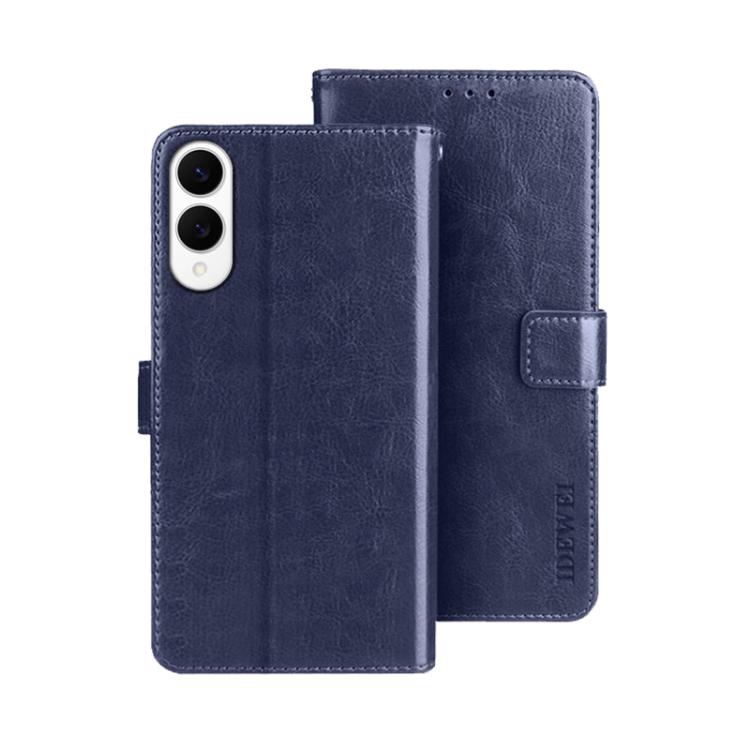 idewei Crazy Horse Texture Leather Phone Case, For Samsung Galaxy S25 FE 5G, For Samsung Galaxy A07 4G, For Samsung Galaxy A17 5G, For Samsung Galaxy S25 Edge 5G, For Samsung Galaxy S25 5G, For Samsung Galaxy S25+ 5G