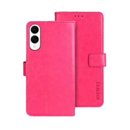 idewei Crazy Horse Texture Leather Phone Case, For Samsung Galaxy S25 FE 5G, For Samsung Galaxy A07 4G, For Samsung Galaxy A17 5G, For Samsung Galaxy S25 Edge 5G, For Samsung Galaxy S25 5G, For Samsung Galaxy S25+ 5G