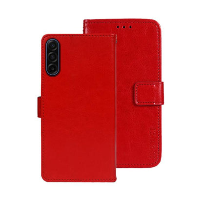 idewei Crazy Horse Texture Leather Phone Case, For Samsung Galaxy S25 FE 5G, For Samsung Galaxy A07 4G, For Samsung Galaxy A17 5G, For Samsung Galaxy S25 Edge 5G, For Samsung Galaxy S25 5G, For Samsung Galaxy S25+ 5G