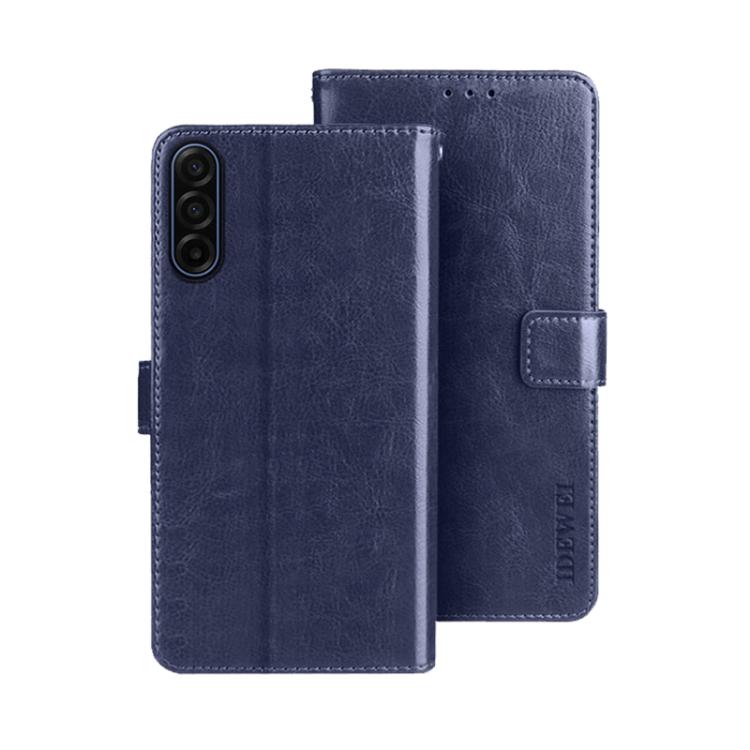 idewei Crazy Horse Texture Leather Phone Case, For Samsung Galaxy S25 FE 5G, For Samsung Galaxy A07 4G, For Samsung Galaxy A17 5G, For Samsung Galaxy S25 Edge 5G, For Samsung Galaxy S25 5G, For Samsung Galaxy S25+ 5G