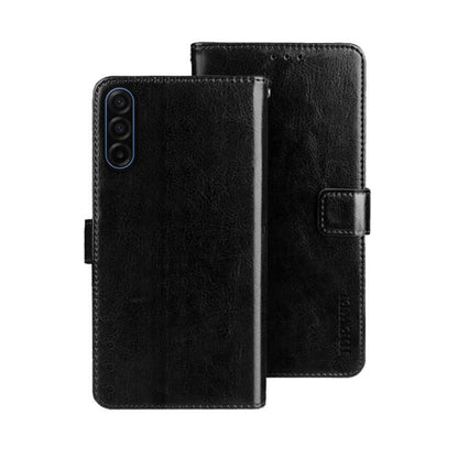 idewei Crazy Horse Texture Leather Phone Case, For Samsung Galaxy S25 FE 5G, For Samsung Galaxy A07 4G, For Samsung Galaxy A17 5G, For Samsung Galaxy S25 Edge 5G, For Samsung Galaxy S25 5G, For Samsung Galaxy S25+ 5G