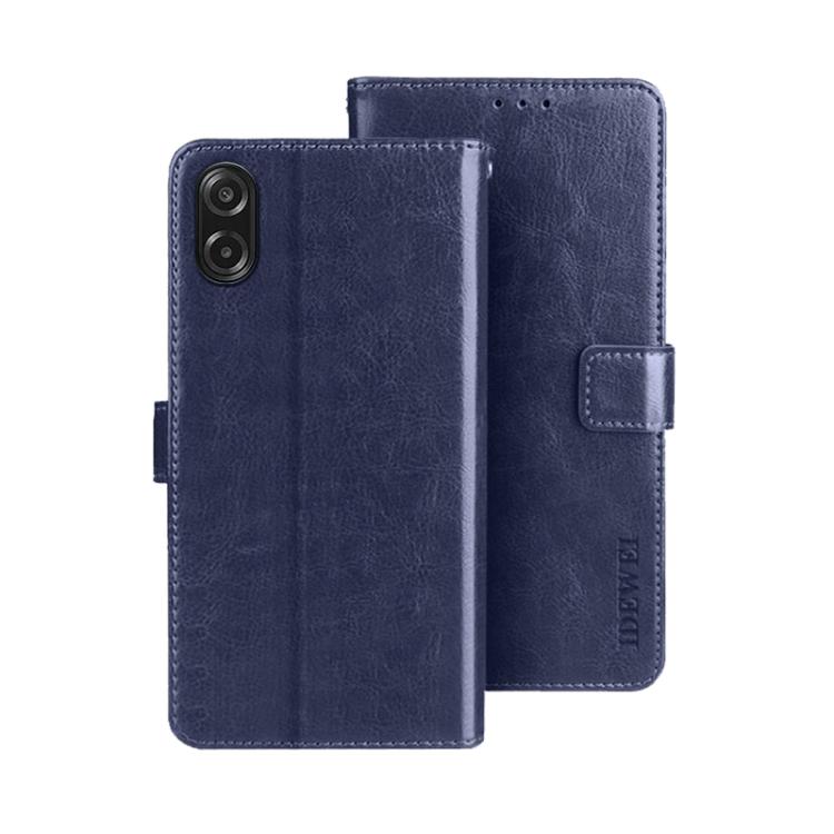 idewei Crazy Horse Texture Leather Phone Case, For Samsung Galaxy S25 FE 5G, For Samsung Galaxy A07 4G, For Samsung Galaxy A17 5G, For Samsung Galaxy S25 Edge 5G, For Samsung Galaxy S25 5G, For Samsung Galaxy S25+ 5G