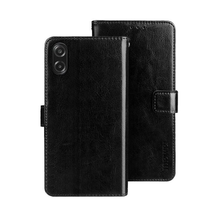 idewei Crazy Horse Texture Leather Phone Case, For Samsung Galaxy S25 FE 5G, For Samsung Galaxy A07 4G, For Samsung Galaxy A17 5G, For Samsung Galaxy S25 Edge 5G, For Samsung Galaxy S25 5G, For Samsung Galaxy S25+ 5G