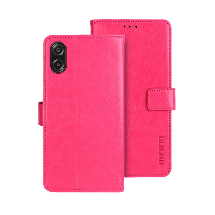 idewei Crazy Horse Texture Leather Phone Case, For Samsung Galaxy S25 FE 5G, For Samsung Galaxy A07 4G, For Samsung Galaxy A17 5G, For Samsung Galaxy S25 Edge 5G, For Samsung Galaxy S25 5G, For Samsung Galaxy S25+ 5G