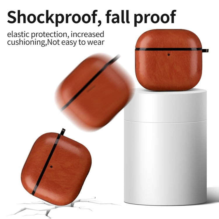 Leather Earphone Protective Case with Hook