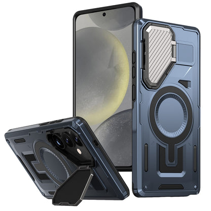 Shield Frame Holder MagSafe Phone Case, For Samsung Galaxy S26 Ultra 5G, For Samsung Galaxy S25 Edge 5G, For Samsung Galaxy S25 5G, For Samsung Galaxy S25+ 5G, For Samsung Galaxy S25 Ultra 5G, For Samsung Galaxy S24 FE 5G