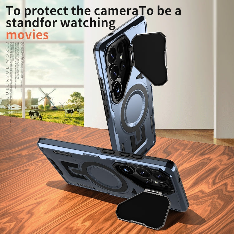 Shield Frame Holder MagSafe Phone Case, For Samsung Galaxy S23 5G, For Samsung Galaxy S22 Ultra 5G