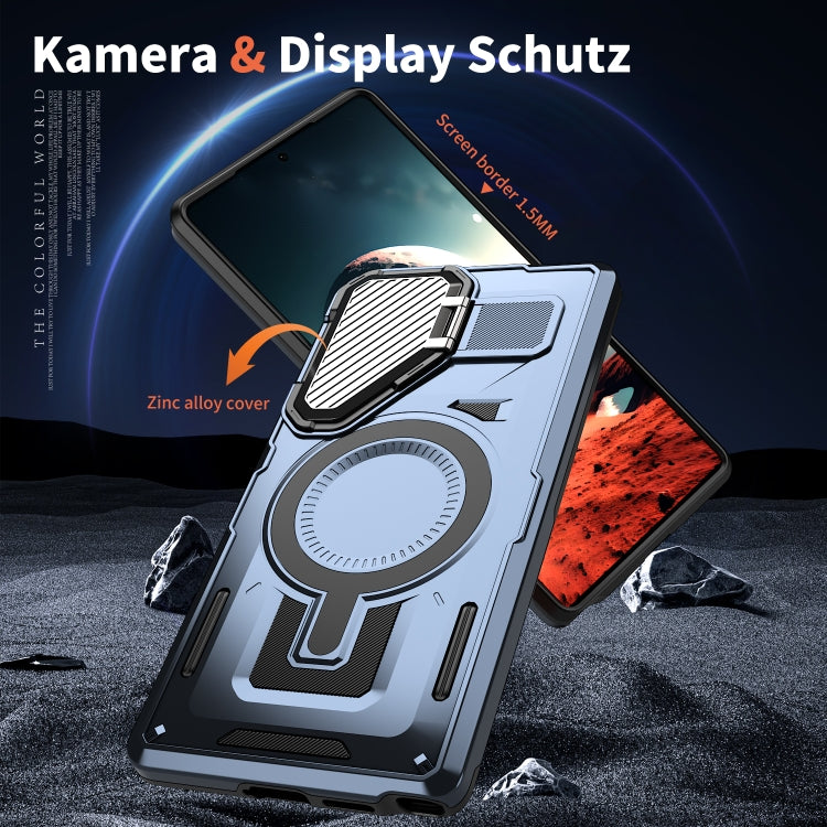 Shield Frame Holder MagSafe Phone Case, For Samsung Galaxy S24 Ultra 5G, For Samsung Galaxy S24+ 5G, For Samsung Galaxy S24 5G, For Samsung Galaxy S23 FE 5G, For Samsung Galaxy S23 Ultra 5G, For Samsung Galaxy S23+ 5G