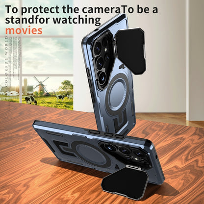 Shield Frame Holder MagSafe Phone Case, For Samsung Galaxy S24 Ultra 5G, For Samsung Galaxy S24+ 5G, For Samsung Galaxy S24 5G, For Samsung Galaxy S23 FE 5G, For Samsung Galaxy S23 Ultra 5G, For Samsung Galaxy S23+ 5G