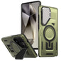 Shield Frame Holder MagSafe Phone Case, For Samsung Galaxy S24 Ultra 5G, For Samsung Galaxy S24+ 5G, For Samsung Galaxy S24 5G, For Samsung Galaxy S23 FE 5G, For Samsung Galaxy S23 Ultra 5G, For Samsung Galaxy S23+ 5G