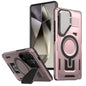 Shield Frame Holder MagSafe Phone Case, For Samsung Galaxy S24 Ultra 5G, For Samsung Galaxy S24+ 5G, For Samsung Galaxy S24 5G, For Samsung Galaxy S23 FE 5G, For Samsung Galaxy S23 Ultra 5G, For Samsung Galaxy S23+ 5G