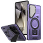 Shield Frame Holder MagSafe Phone Case, For Samsung Galaxy S24 Ultra 5G, For Samsung Galaxy S24+ 5G, For Samsung Galaxy S24 5G, For Samsung Galaxy S23 FE 5G, For Samsung Galaxy S23 Ultra 5G, For Samsung Galaxy S23+ 5G