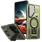 Shield Frame Holder MagSafe Phone Case, For Samsung Galaxy S26 Ultra 5G, For Samsung Galaxy S25 Edge 5G, For Samsung Galaxy S25 5G, For Samsung Galaxy S25+ 5G, For Samsung Galaxy S25 Ultra 5G, For Samsung Galaxy S24 FE 5G