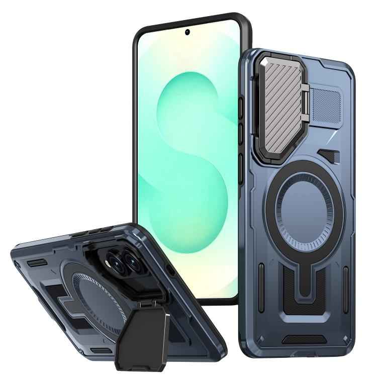 Shield Frame Holder MagSafe Phone Case, For Samsung Galaxy S26 Ultra 5G, For Samsung Galaxy S25 Edge 5G, For Samsung Galaxy S25 5G, For Samsung Galaxy S25+ 5G, For Samsung Galaxy S25 Ultra 5G, For Samsung Galaxy S24 FE 5G