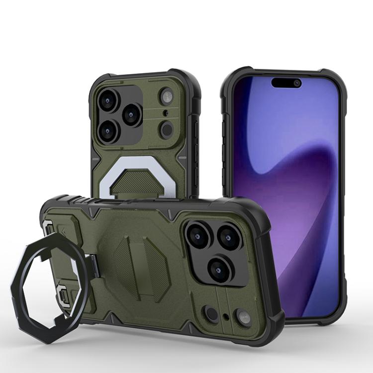 Camera Shield Armor MagSafe Holder Phone Case with Strap