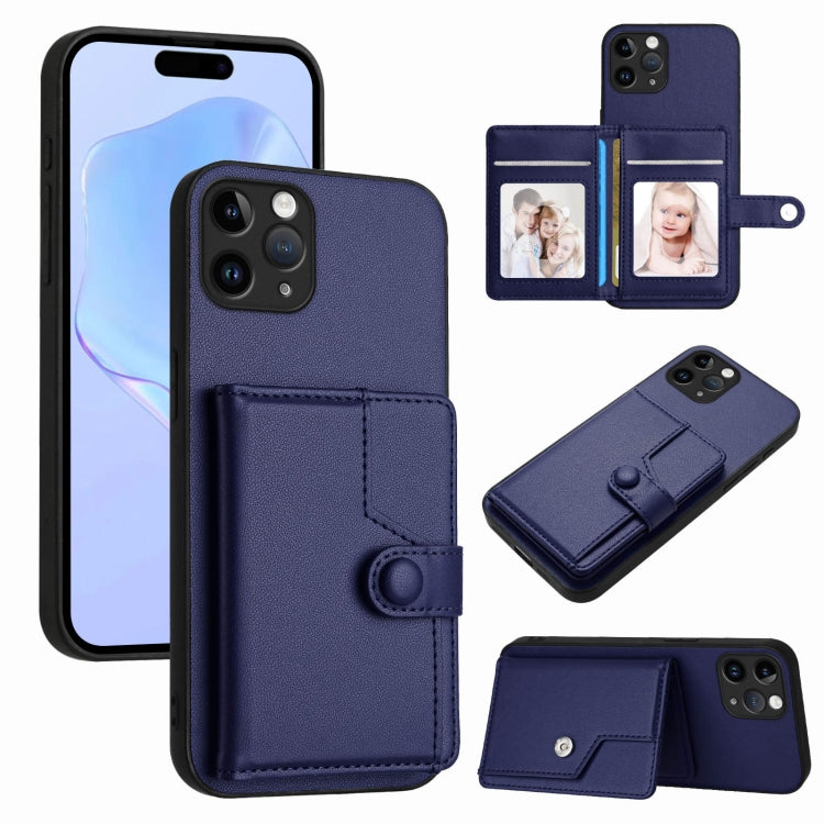 Button Card Bag RFID Anti-theft Phone Case