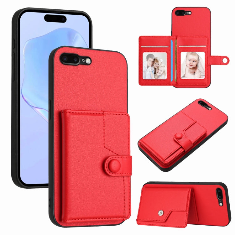 Button Card Bag RFID Anti-theft Phone Case