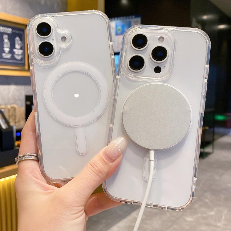 Camera Control AI Button Full Coverage MagSafe Magnetic Clear Phone Case