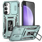 Armor PC Hybrid TPU Camera Shield Phone Case, For Samsung Galaxy S25 Ultra 5G, For Samsung Galaxy S24 FE 5G