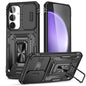 Armor PC Hybrid TPU Camera Shield Phone Case, For Samsung Galaxy S25 Ultra 5G, For Samsung Galaxy S24 FE 5G
