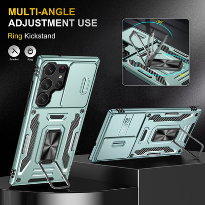 Armor PC Hybrid TPU Camera Shield Phone Case, For Samsung Galaxy S25 Ultra 5G, For Samsung Galaxy S24 FE 5G