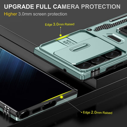 Armor PC Hybrid TPU Camera Shield Phone Case, For Samsung Galaxy S25 Ultra 5G, For Samsung Galaxy S24 FE 5G