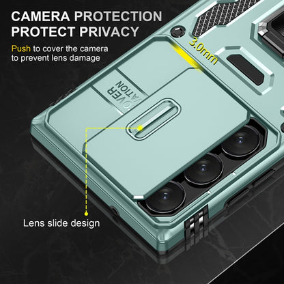 Armor PC Hybrid TPU Camera Shield Phone Case, For Samsung Galaxy S25 Ultra 5G, For Samsung Galaxy S24 FE 5G