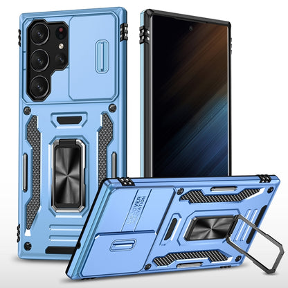 Armor PC Hybrid TPU Camera Shield Phone Case, For Samsung Galaxy S25 Ultra 5G, For Samsung Galaxy S24 FE 5G