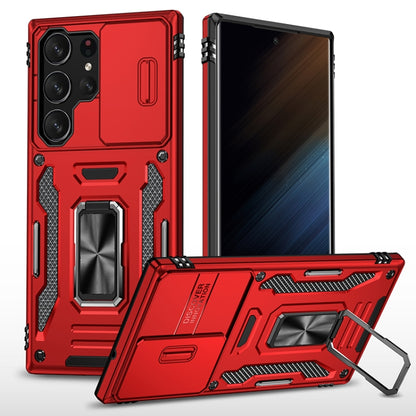 Armor PC Hybrid TPU Camera Shield Phone Case, For Samsung Galaxy S25 Ultra 5G, For Samsung Galaxy S24 FE 5G