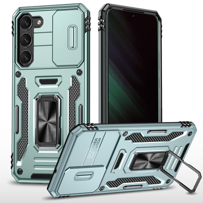 Armor PC Hybrid TPU Camera Shield Phone Case, For Samsung Galaxy S26 Ultra 5G, For Samsung Galaxy S26 5G, For Samsung Galaxy S25 FE 5G, For Samsung Galaxy S25 Edge 5G, For Samsung Galaxy S25 5G, For Samsung Galaxy S25+ 5G