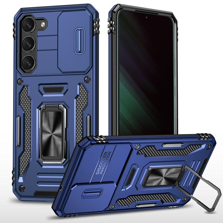 Armor PC Hybrid TPU Camera Shield Phone Case, For Samsung Galaxy S26 Ultra 5G, For Samsung Galaxy S26 5G, For Samsung Galaxy S25 FE 5G, For Samsung Galaxy S25 Edge 5G, For Samsung Galaxy S25 5G, For Samsung Galaxy S25+ 5G