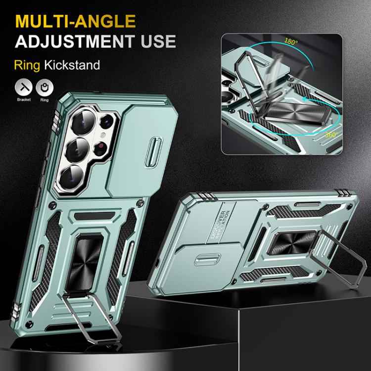 Armor PC Hybrid TPU Camera Shield Phone Case, For Samsung Galaxy S26 Ultra 5G, For Samsung Galaxy S26 5G, For Samsung Galaxy S25 FE 5G, For Samsung Galaxy S25 Edge 5G, For Samsung Galaxy S25 5G, For Samsung Galaxy S25+ 5G