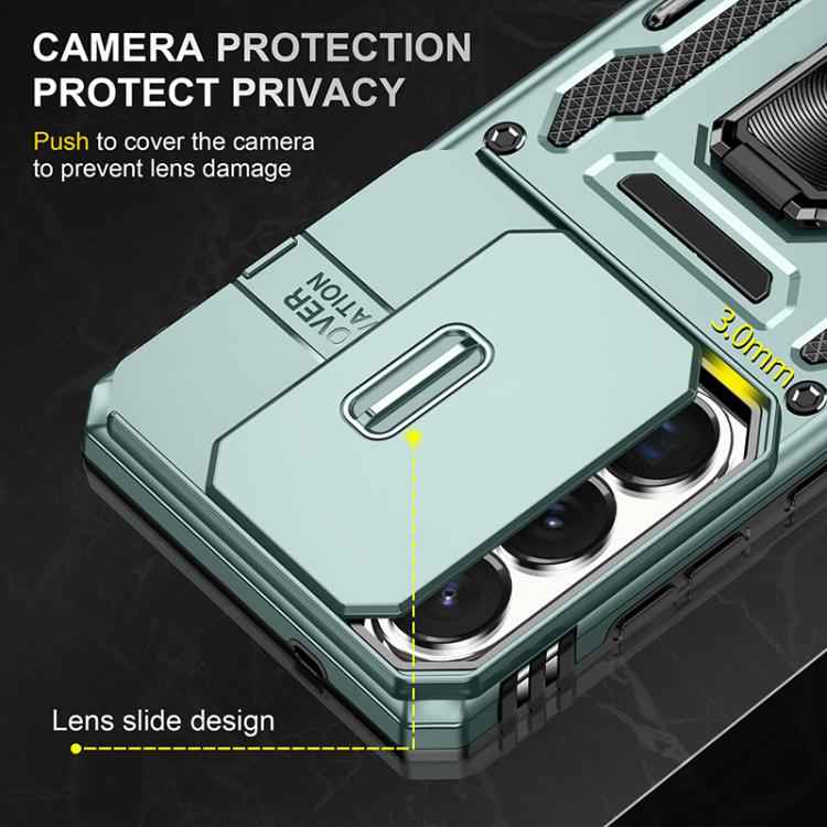 Armor PC Hybrid TPU Camera Shield Phone Case, For Samsung Galaxy S26 Ultra 5G, For Samsung Galaxy S26 5G, For Samsung Galaxy S25 FE 5G, For Samsung Galaxy S25 Edge 5G, For Samsung Galaxy S25 5G, For Samsung Galaxy S25+ 5G