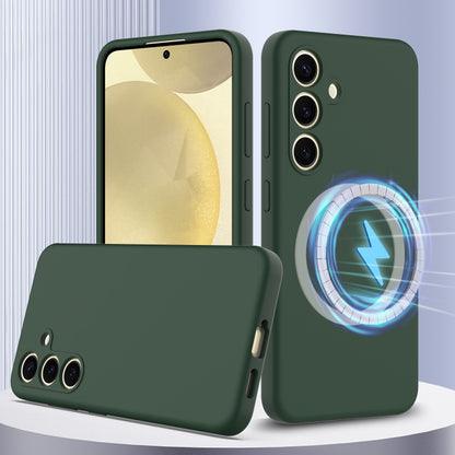 Shockproof Silicone Magsafe Phone Case, For Samsung Galaxy S24+ 5G, For Samsung Galaxy S24 5G
