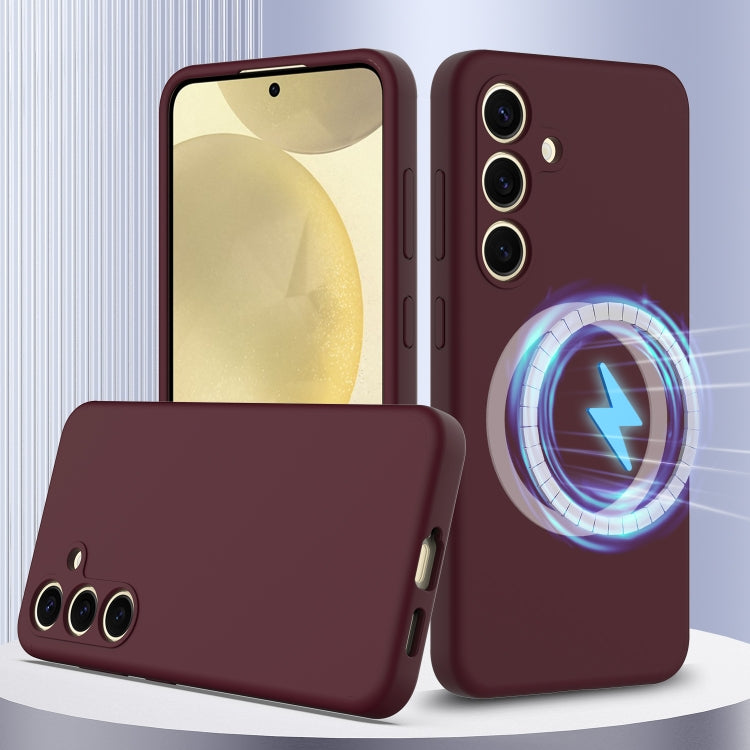Shockproof Silicone Magsafe Phone Case, For Samsung Galaxy S24+ 5G, For Samsung Galaxy S24 5G