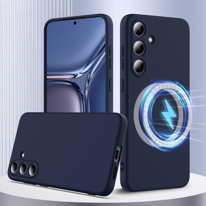 Shockproof Silicone Magsafe Phone Case, For Galaxy S26 FE 5G, For Samsung Galaxy S26+ 5G, For Samsung Galaxy S26 Edge 5G, For Samsung Galaxy S26 Ultra 5G, For Samsung Galaxy S26 5G, For Samsung Galaxy S25 FE 5G, For Samsung Galaxy S25 Edge 5G          ...