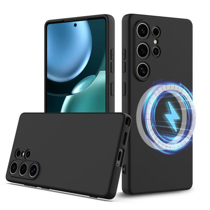 Shockproof Silicone Magsafe Phone Case, For Galaxy S26 FE 5G, For Samsung Galaxy S26+ 5G, For Samsung Galaxy S26 Edge 5G, For Samsung Galaxy S26 Ultra 5G, For Samsung Galaxy S26 5G, For Samsung Galaxy S25 FE 5G, For Samsung Galaxy S25 Edge 5G          ...